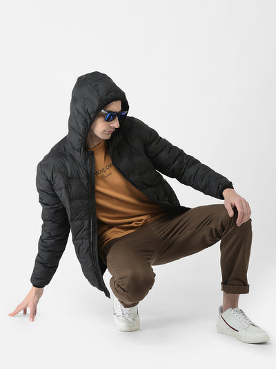  Black Light Quilted Jacket