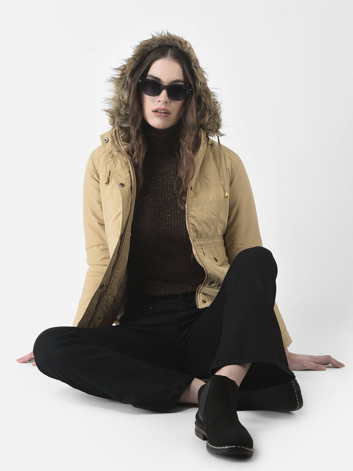  Lightly Padded Khaki Jacket