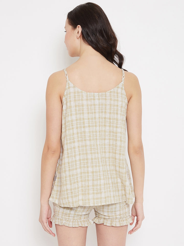 Checked Night Suit - Women Night Suits