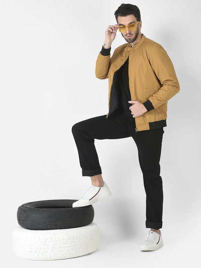  Mustard Reversible Bomber Jacket