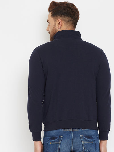 Navy Blue Sweatshirt - Men Sweatshirts