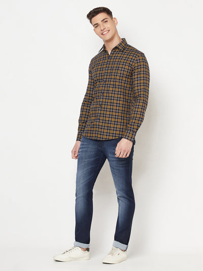 Multi Coloured Shepherd Checked Shirt - Men Shirts