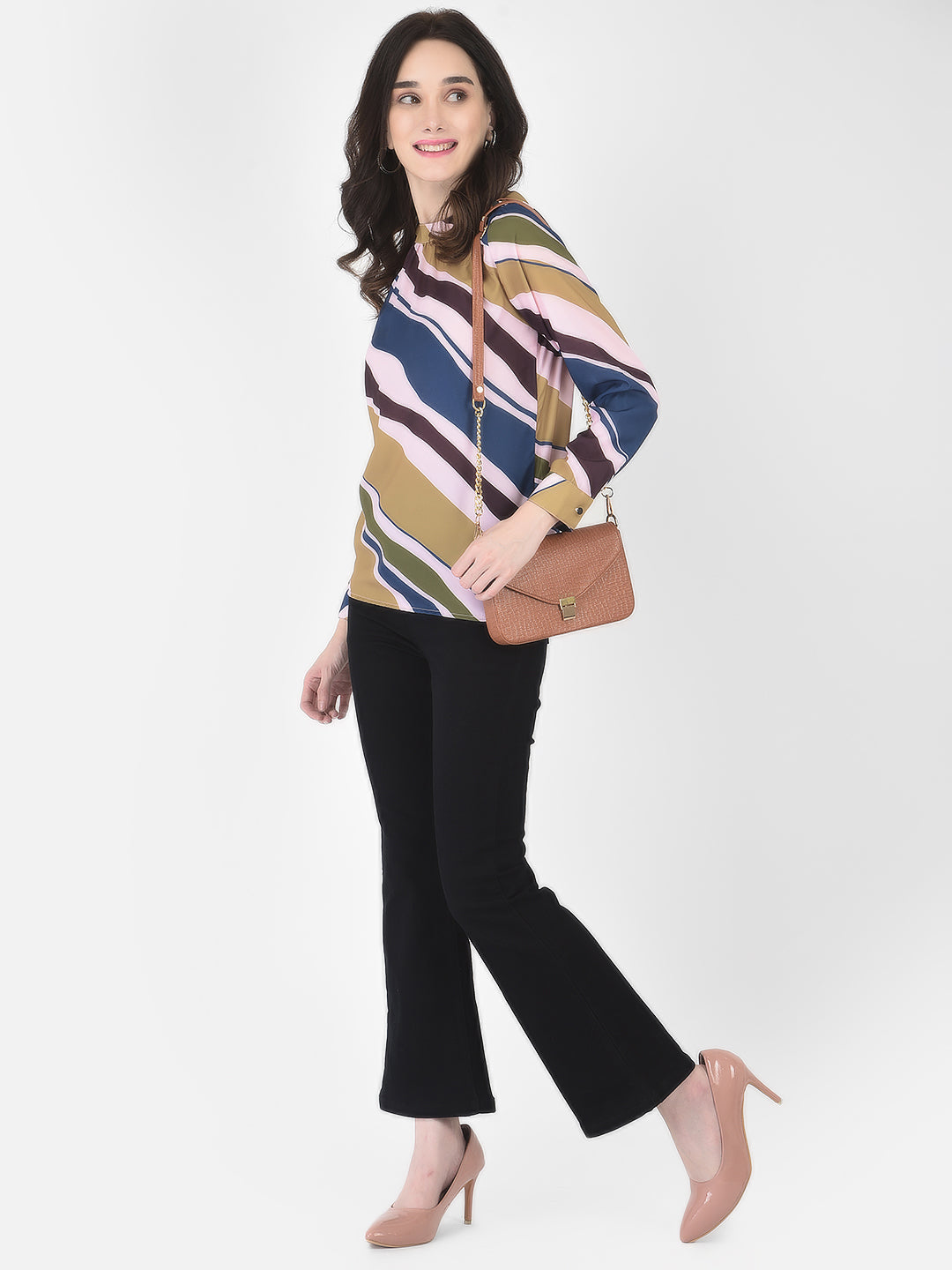 Multi-Coloured Waves Top - Women Tops