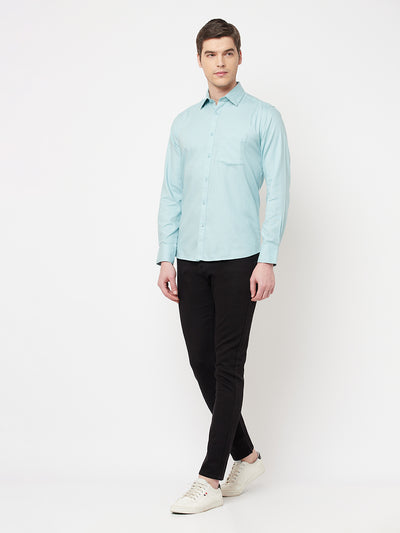 Blue Casual Shirt - Men Shirts