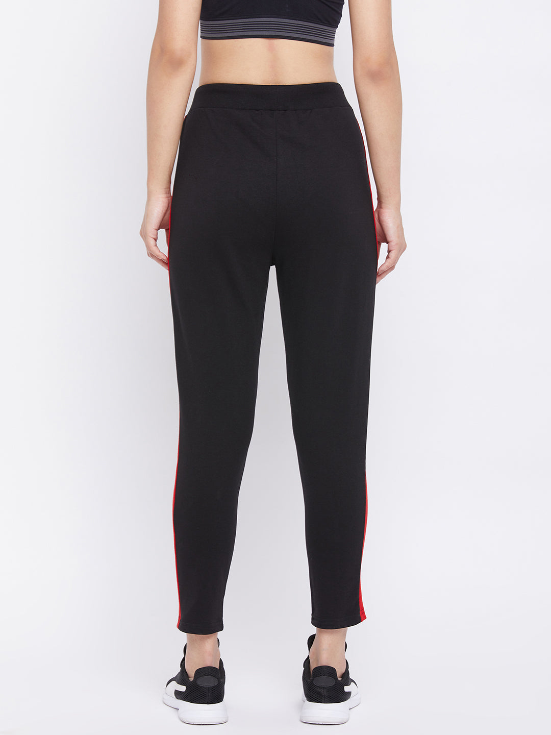 Black Ankle Length Track Pants - Women Track Pants