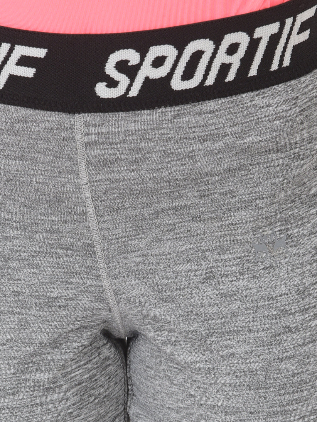 Grey Colourblocked High Waisted Track Pants - Girls Track Pants