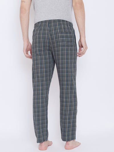 Checked Straight Lounge Pants - Men Lounge Pants