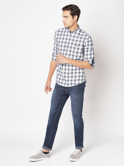  White Checkered Shirt