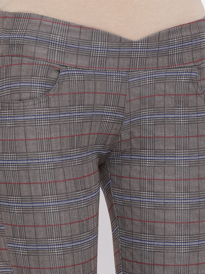 Multicolor Smart Fit Trousers - Women Trousers