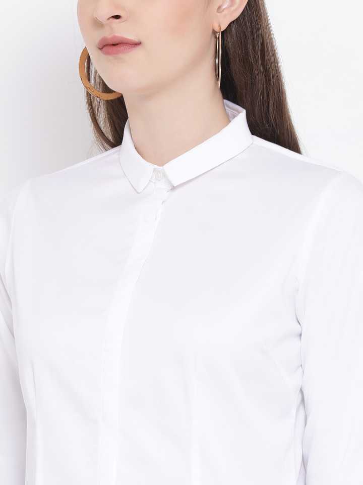 White Casual Shirt - Women Shirts