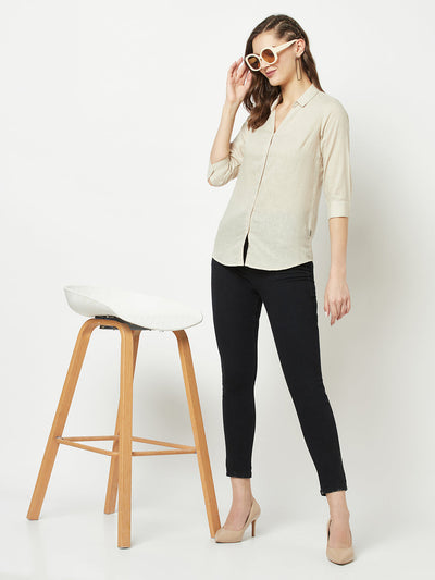  Fawn Slim-Fitting Shirt