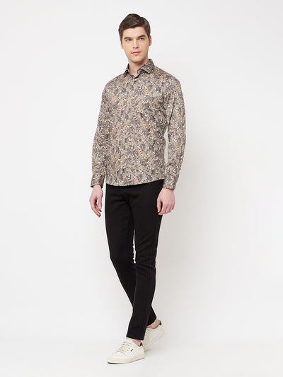 Multi-Color Floral Shirt - Men Shirts