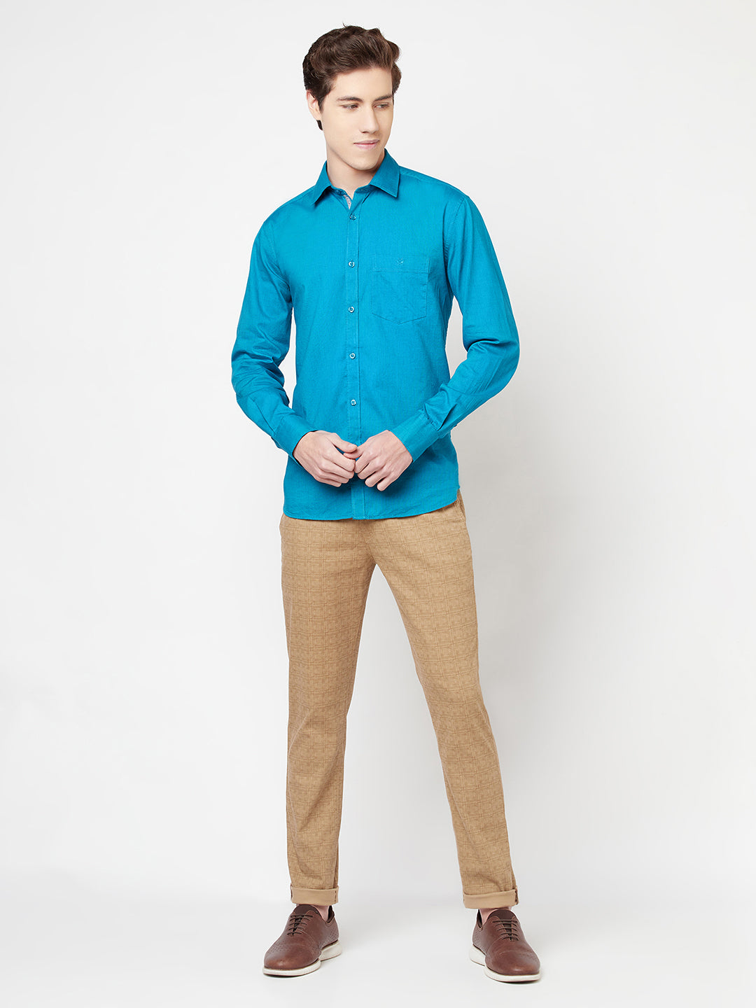 Blue Casual Shirt - Men Shirts