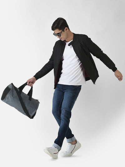  Black Reversible Jacket in Polyester