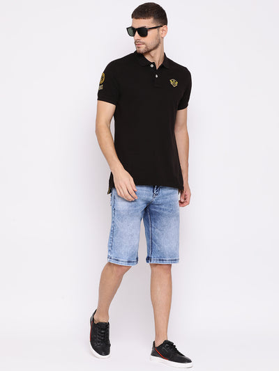 Slim Fit Denim shorts - Men Shorts