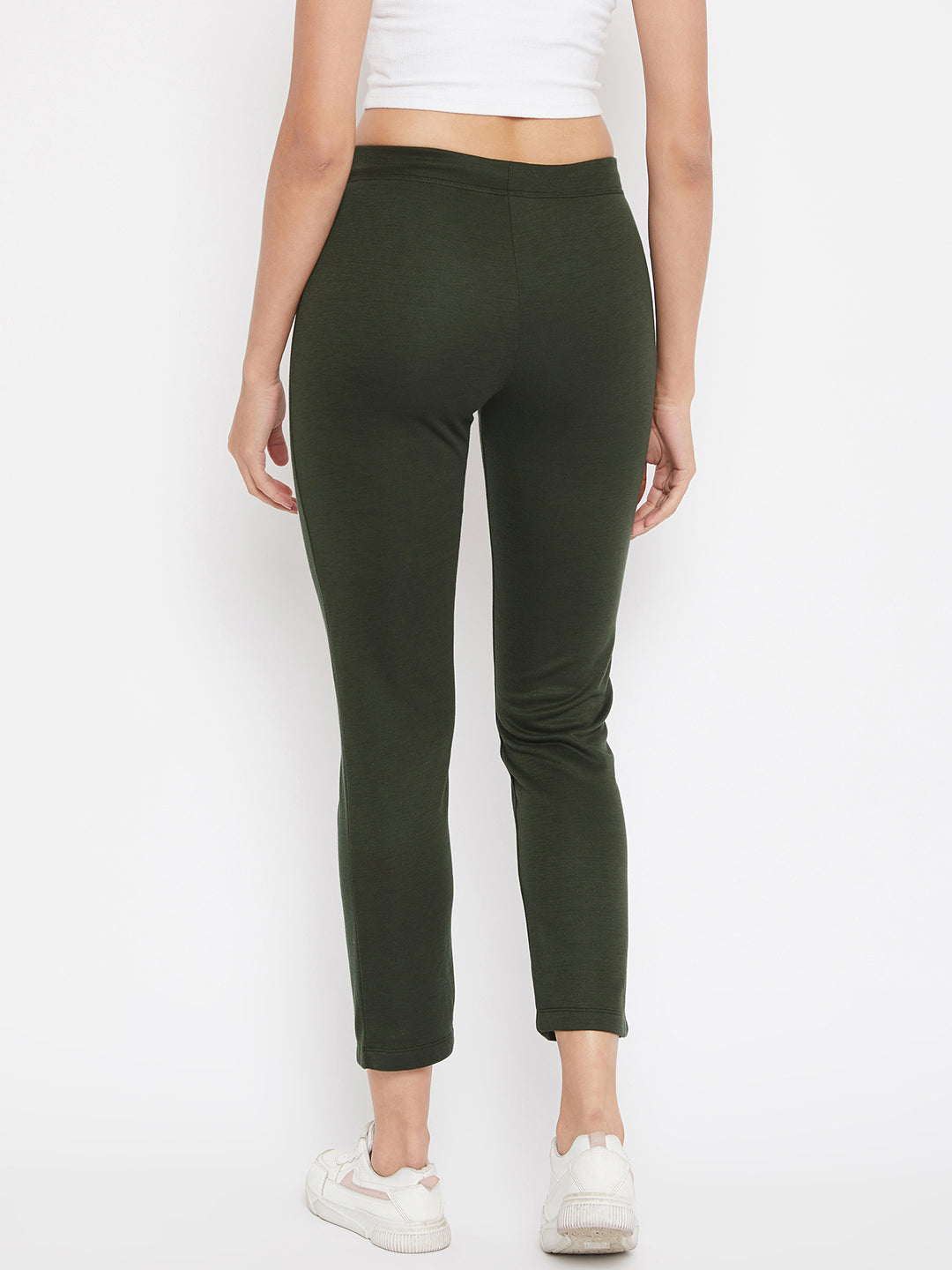 Olive Track Pants - Women Track Pants