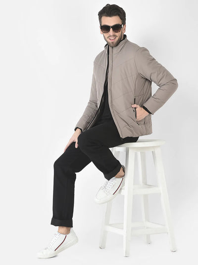  Beige Light-Padded Jacket 