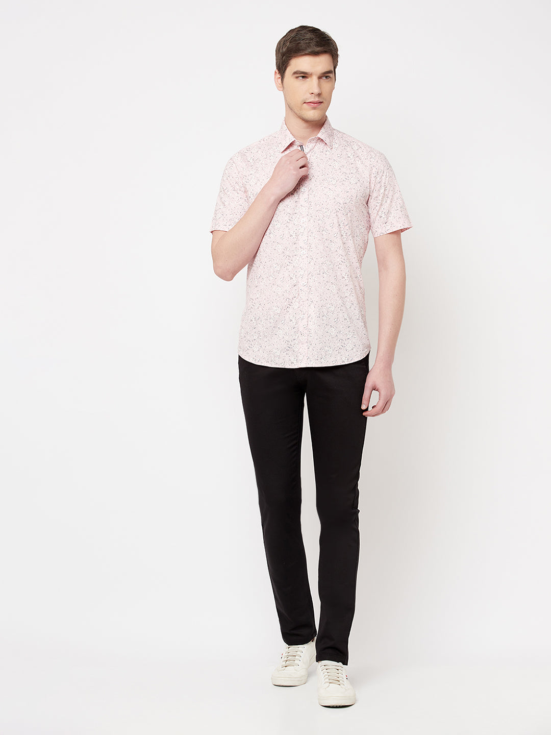 Pink Floral Shirt - Men Shirts