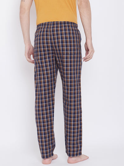 Checked Straight Lounge Pants - Men Lounge Pants