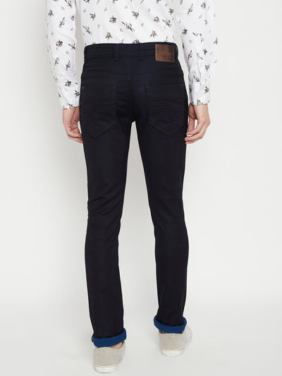 Navy Blue Slim Fit Jeans - Men Jeans