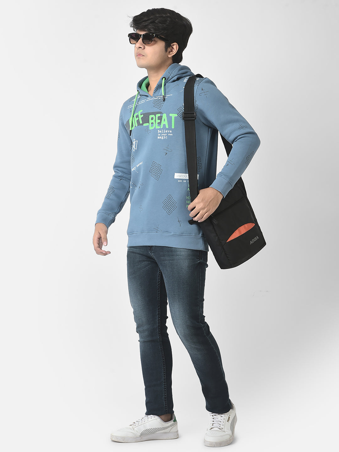  Blue Off-Beat Sweatshirt