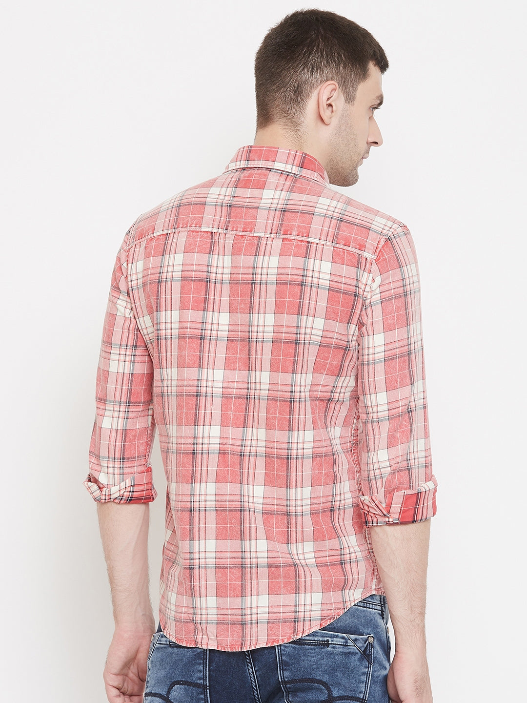 Checked Cotton Slim Fit shirt - Men Shirts