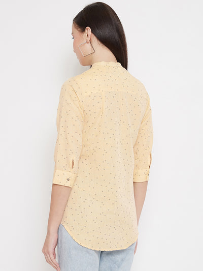 Printed Slim Fit Casual Shirt - Women Shirts