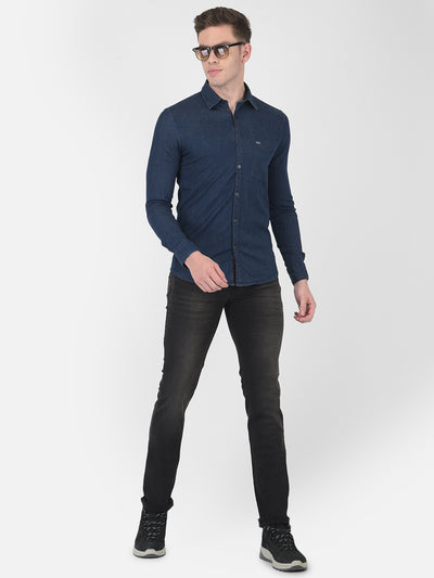 Light Fade Black Jeans - Men Jeans