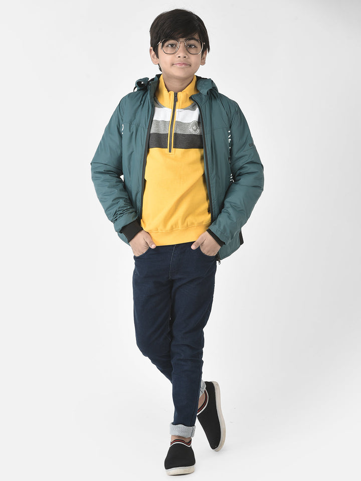  Yellow Half-Zip Sweatshirt