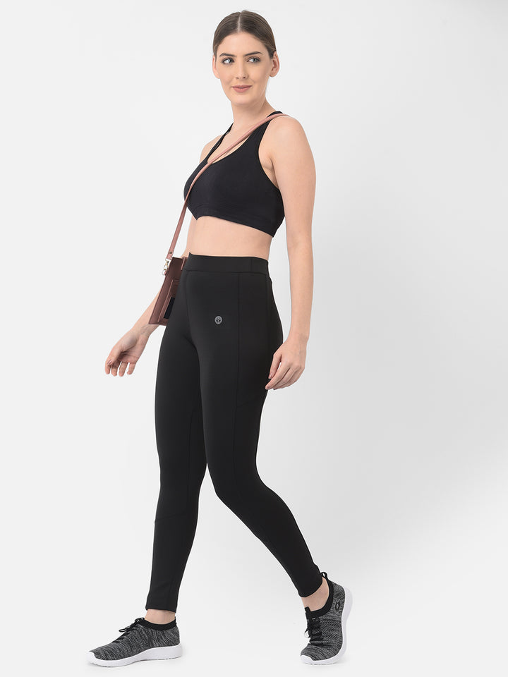 Black High Waisted Track Pants - Women Track Pants