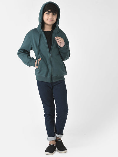  Green Zipper Sweatshirt