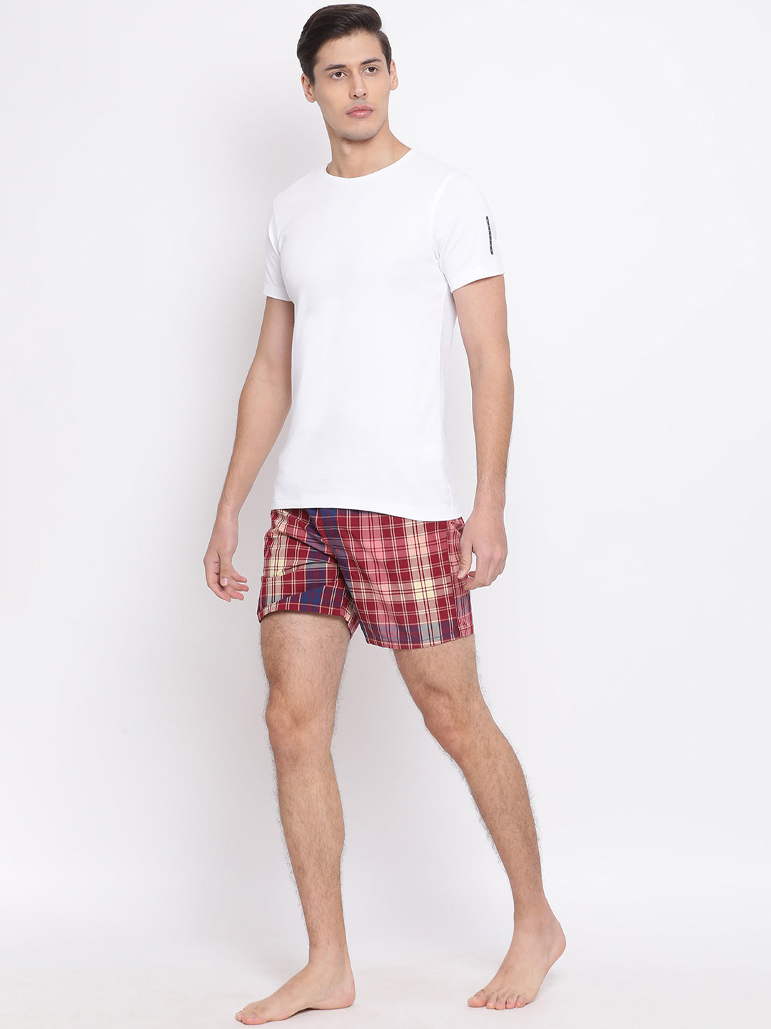 Red Checked boxer - Men Boxers