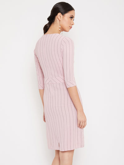 Pink Striped Dress - Women Dresses