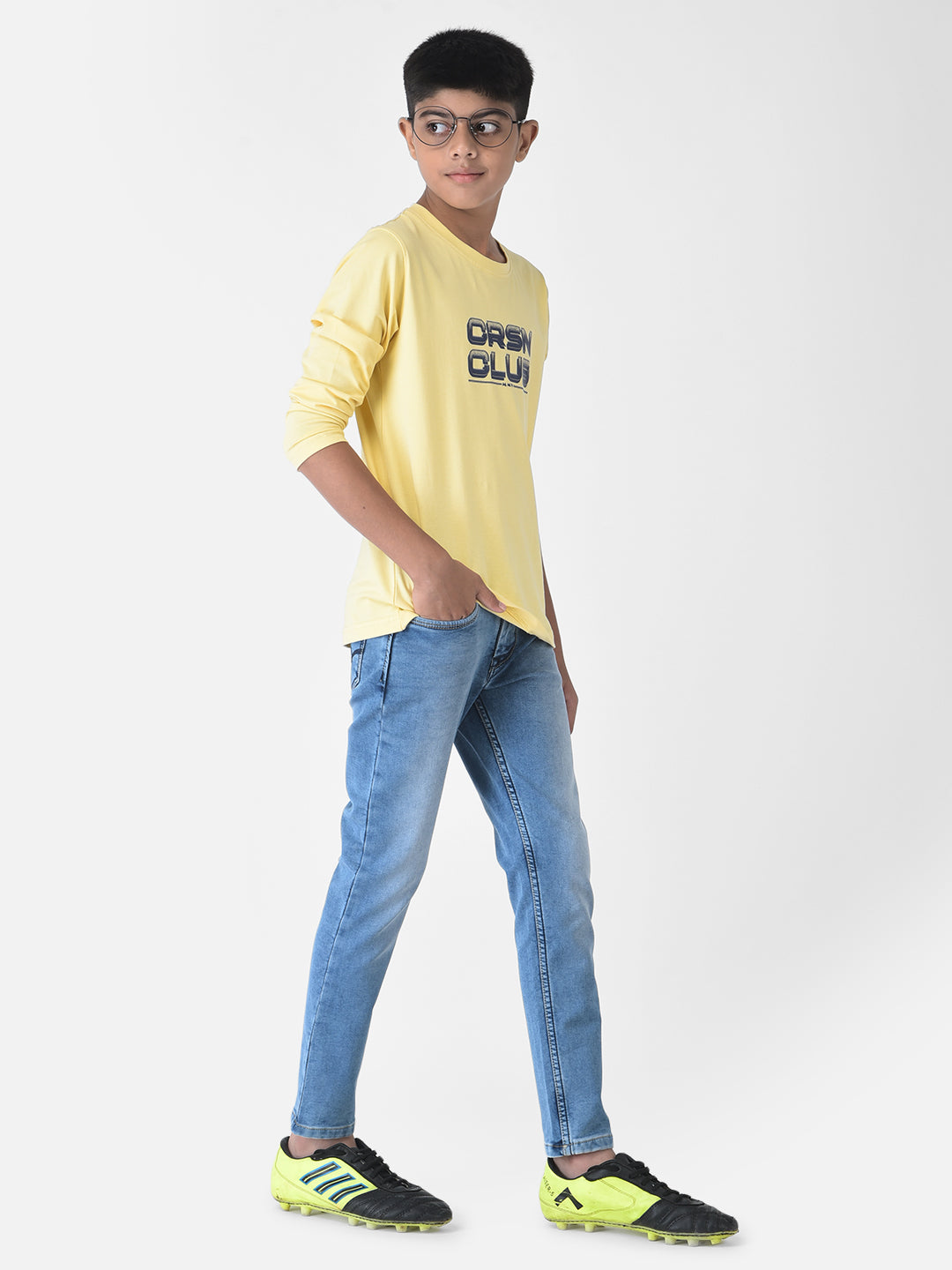 Blue Light Fade Jeans-Boys Jeans-Crimsoune Club