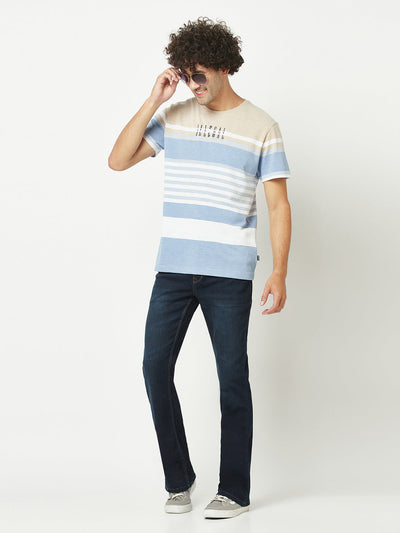  Legal Striped Casual T-Shirt