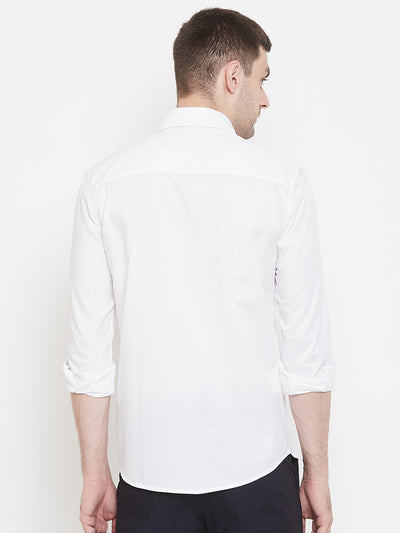 White Slim Fit shirt - Men Shirts