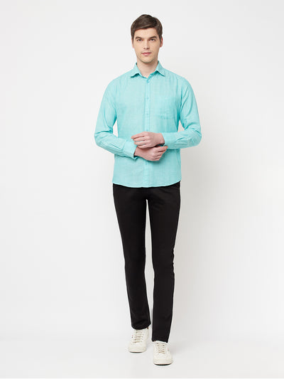 Blue Casual Shirt - Men Shirts