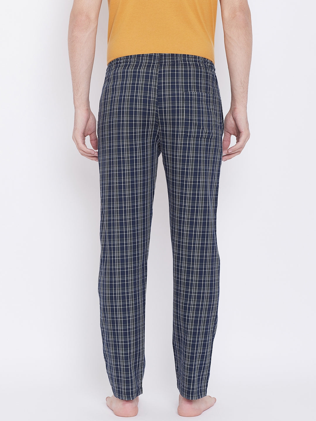 Checked Straight Lounge Pants - Men Lounge Pants