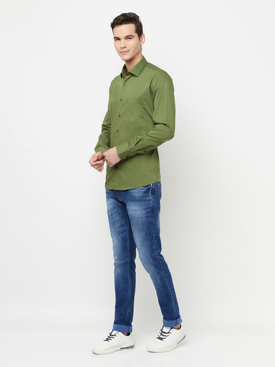 Olive Shirt - Men Shirts