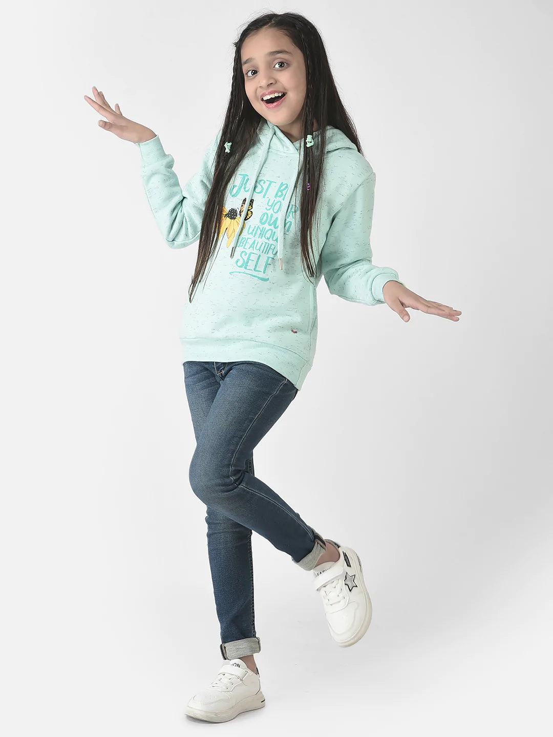  Mint Typographic Hoodie