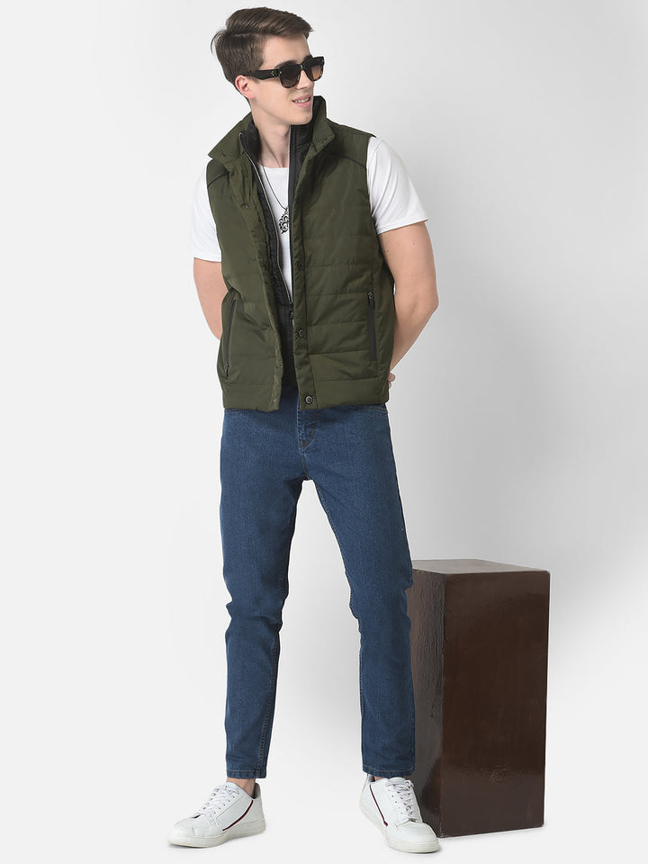  Olive Padded Gilet