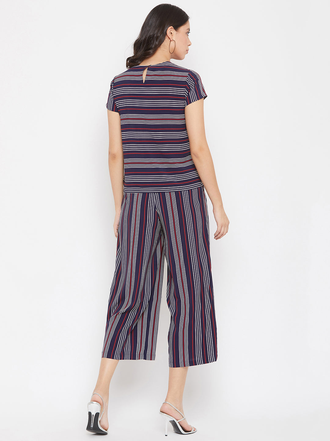 Striped Co-ord Set - Women Co-ord Sets