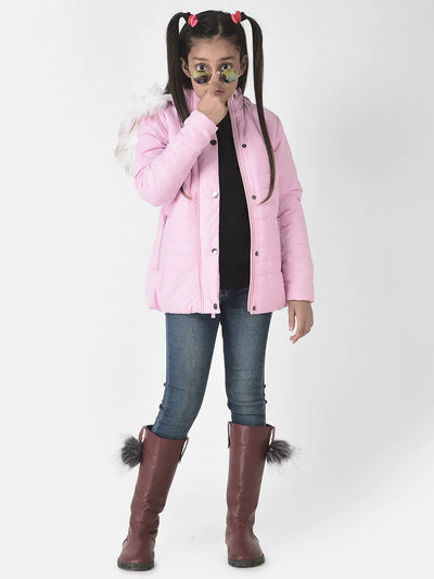  Bright Pink Padded Jacket