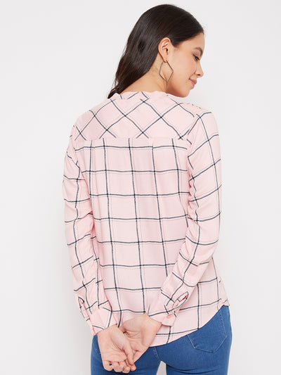 Checked Full Sleeves Casual Shirt - Women Shirts