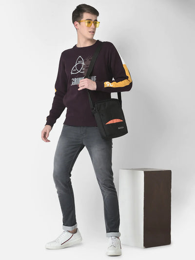  Wine Brand-Graphics Sweatshirt 