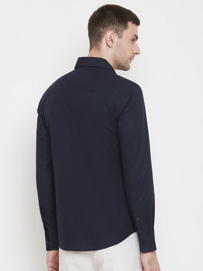 Blue Slim Fit shirt - Men Shirts