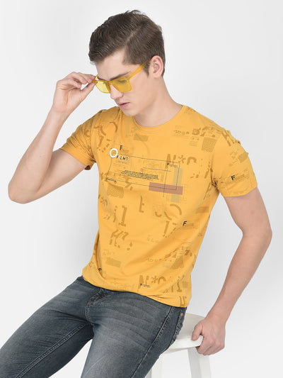 Mustard Graphics T-Shirt