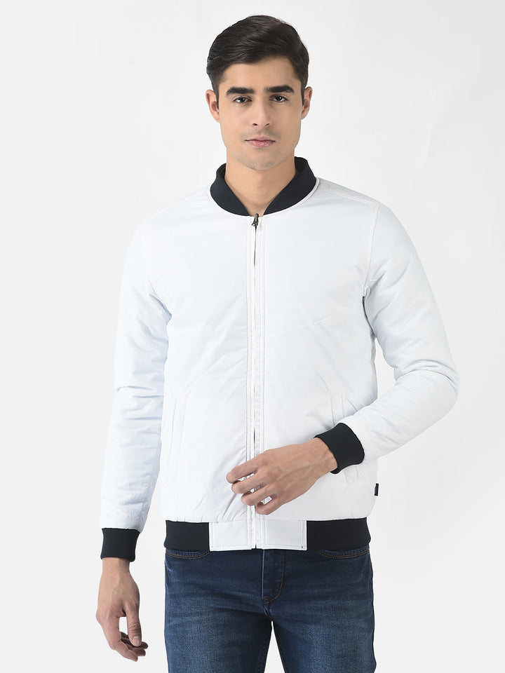  Reversible Jacket in Striped Sleeves