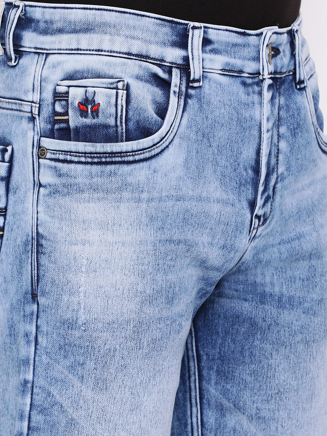 Slim Fit Denim shorts - Men Shorts