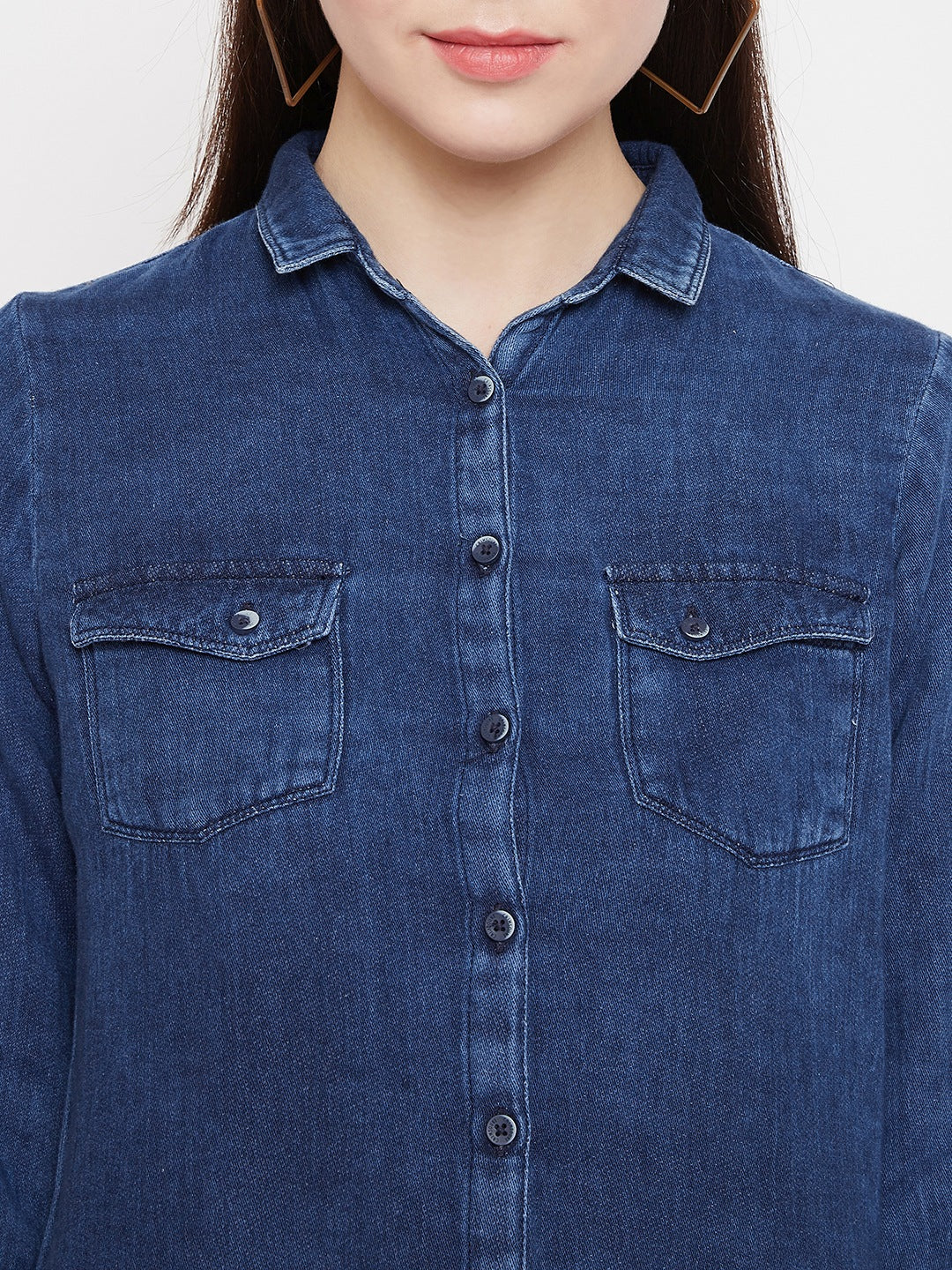 Denim Casual Shirt - Women Shirts